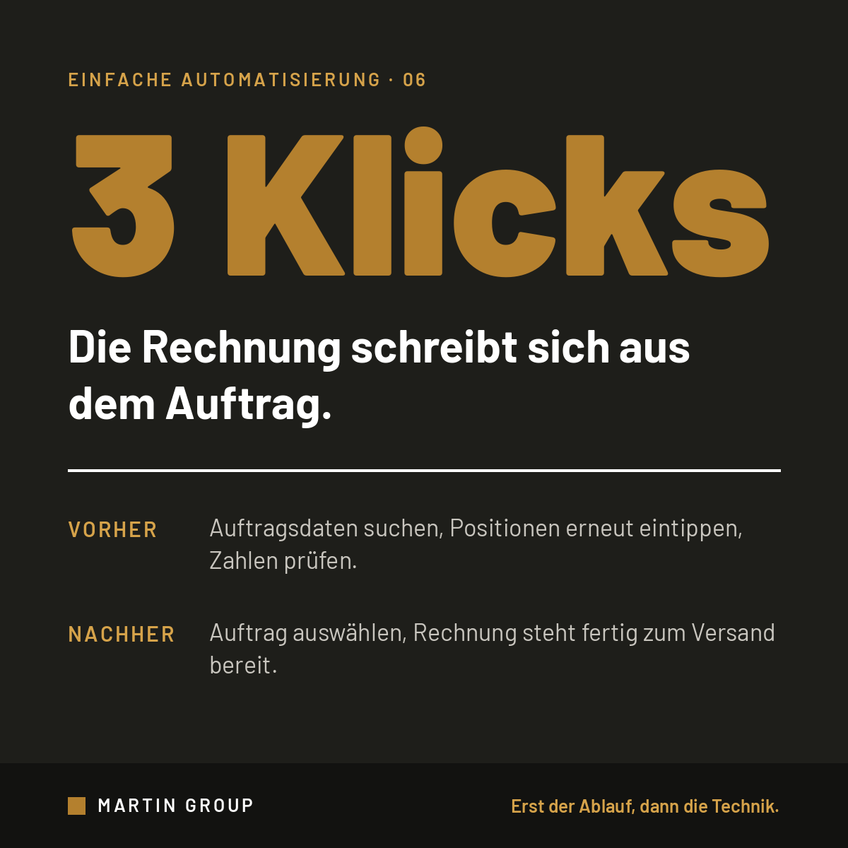 Dieselben Daten, zwei Mal getippt.